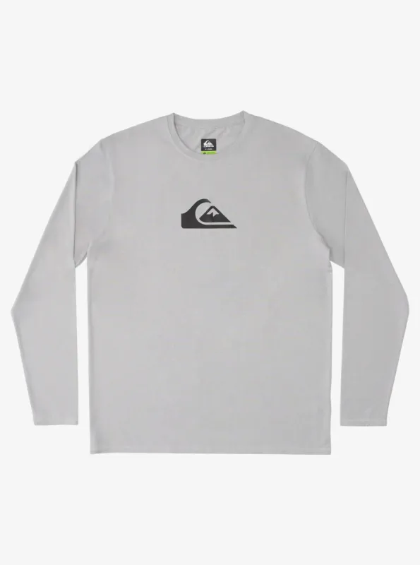 Solid Streak Long Sleeve UPF 50 Surf T-Shirt - Sleet Heather sold by Quiksilver