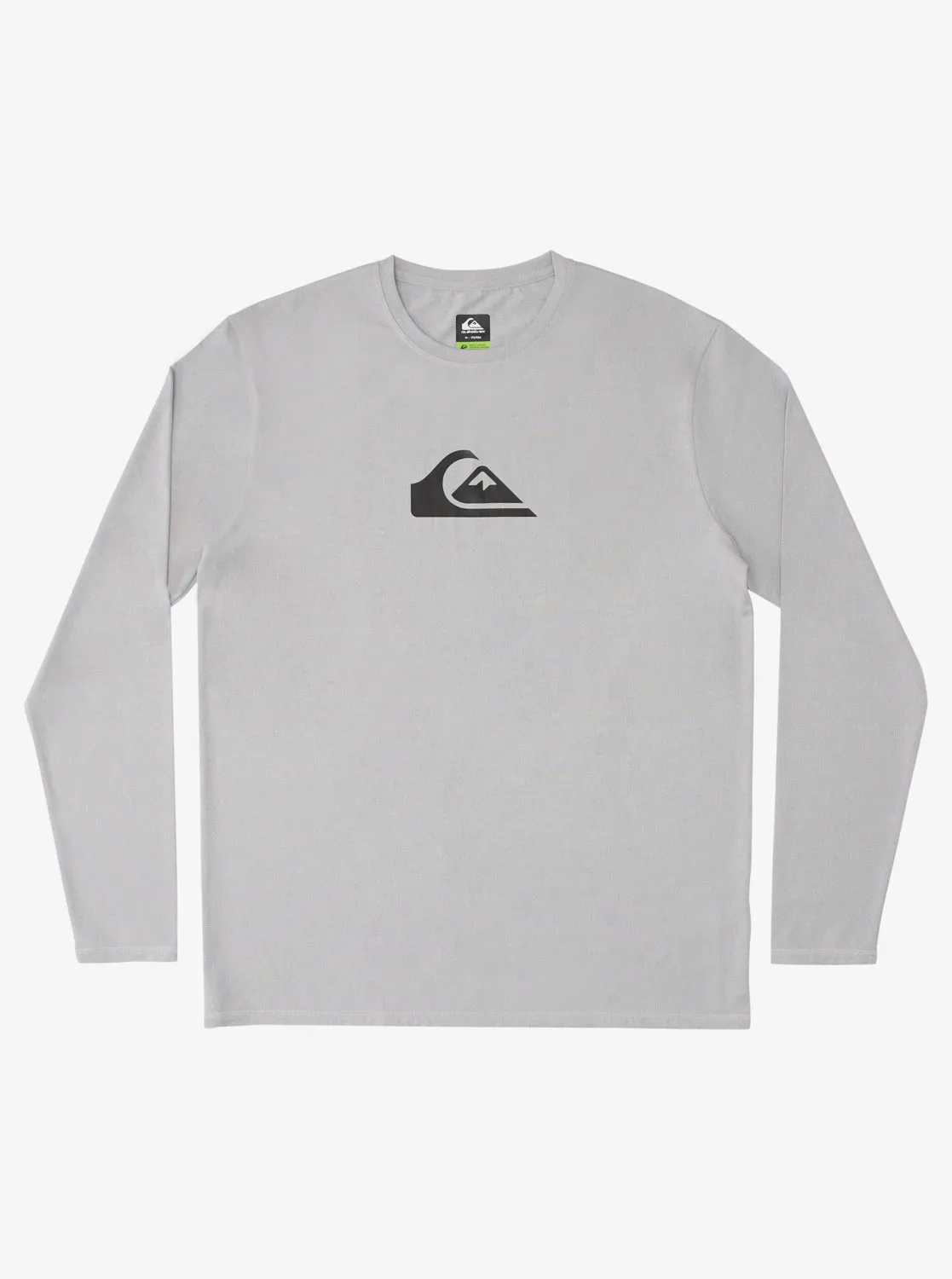 Solid Streak Long Sleeve UPF 50 Surf T-Shirt - Sleet Heather sold by Quiksilver