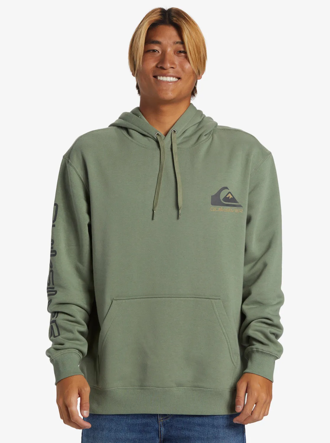 Omni Logo Hoodie - Sea Spray sold by Quiksilver