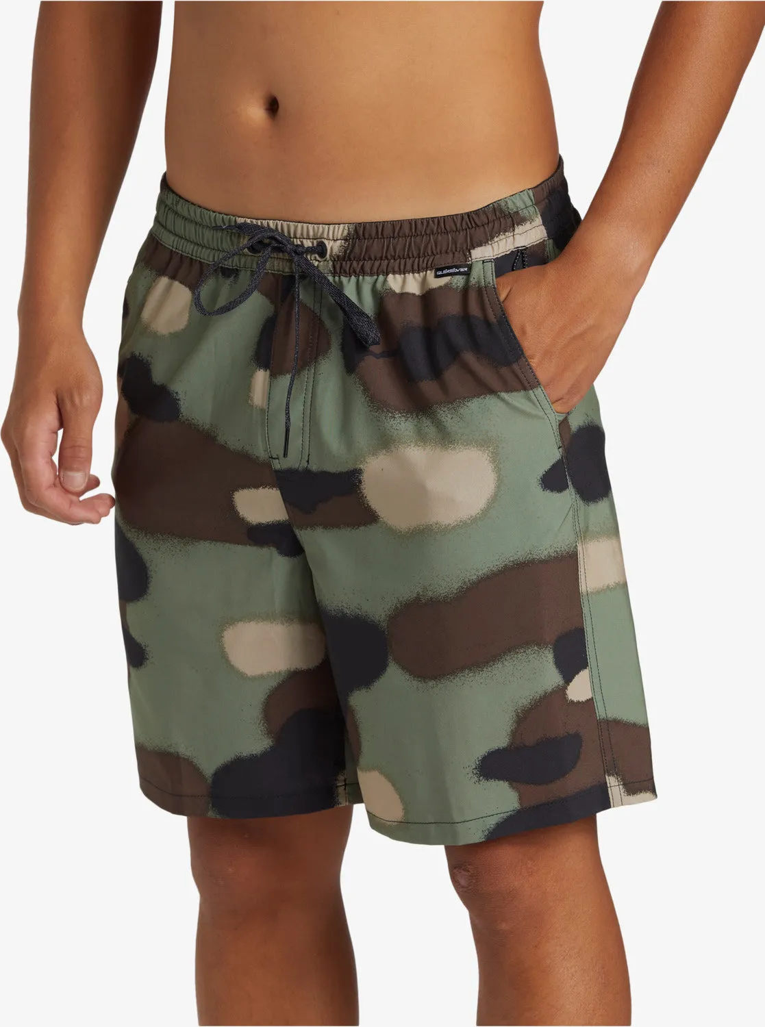 Taxer Print Amphibian 18" Hybrid Shorts - Camo sold by Quiksilver product image thumbnail 5