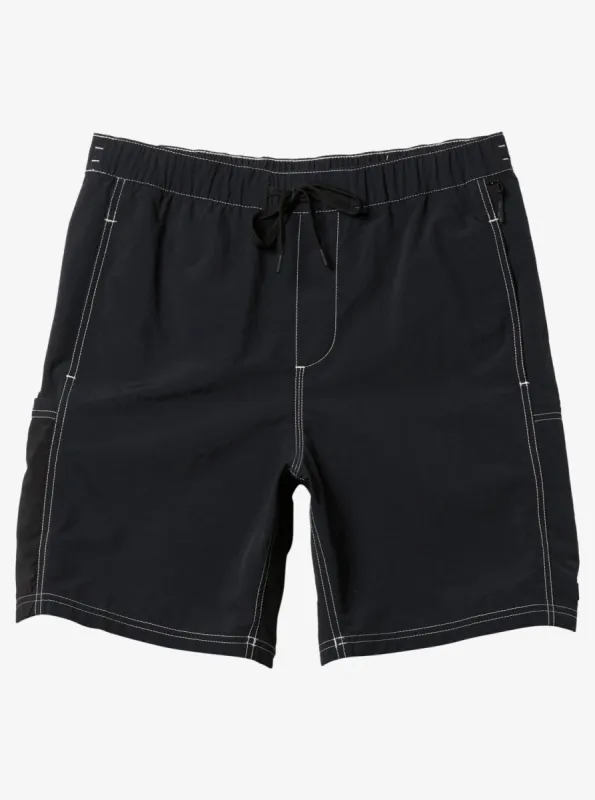 Drainer Amphibian 18.5" Hybrid Shorts - Black sold by Quiksilver