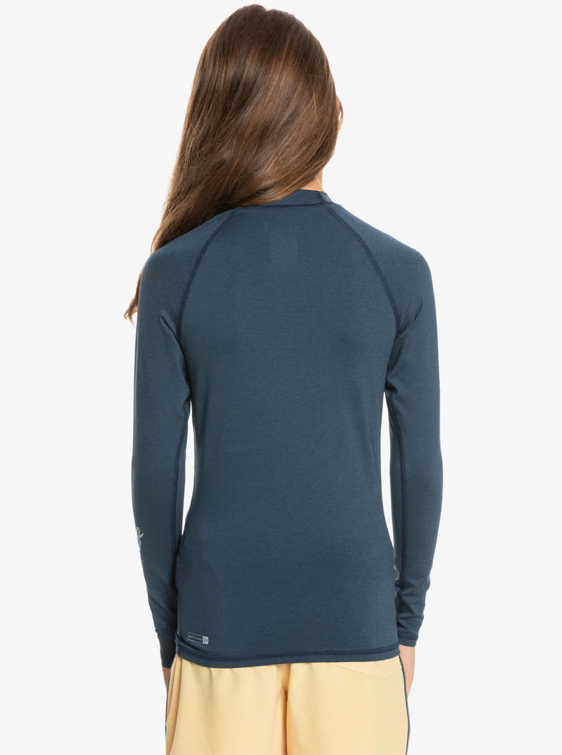 Boys 8-16 All Time Long Sleeve Rashguard - Navy Blazer Heather sold by Quiksilver product image thumbnail 4
