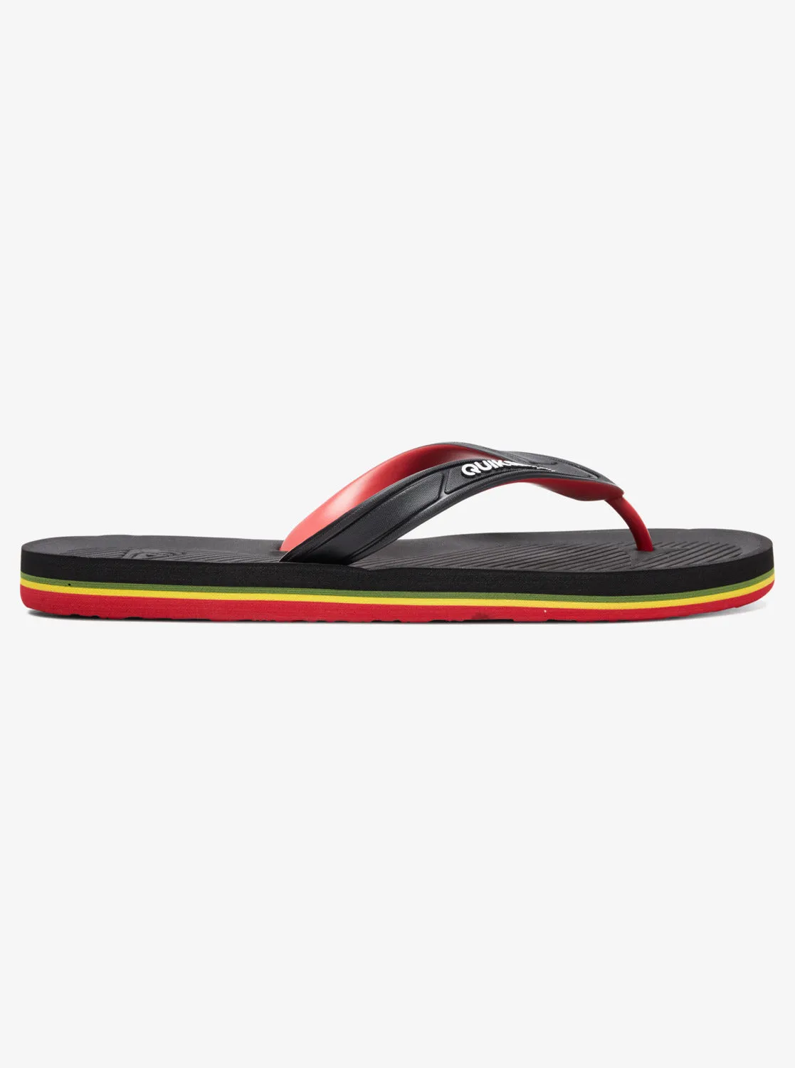 Haleiwa Flip-Flops - Black/Red/Green sold by Quiksilver product image thumbnail 2