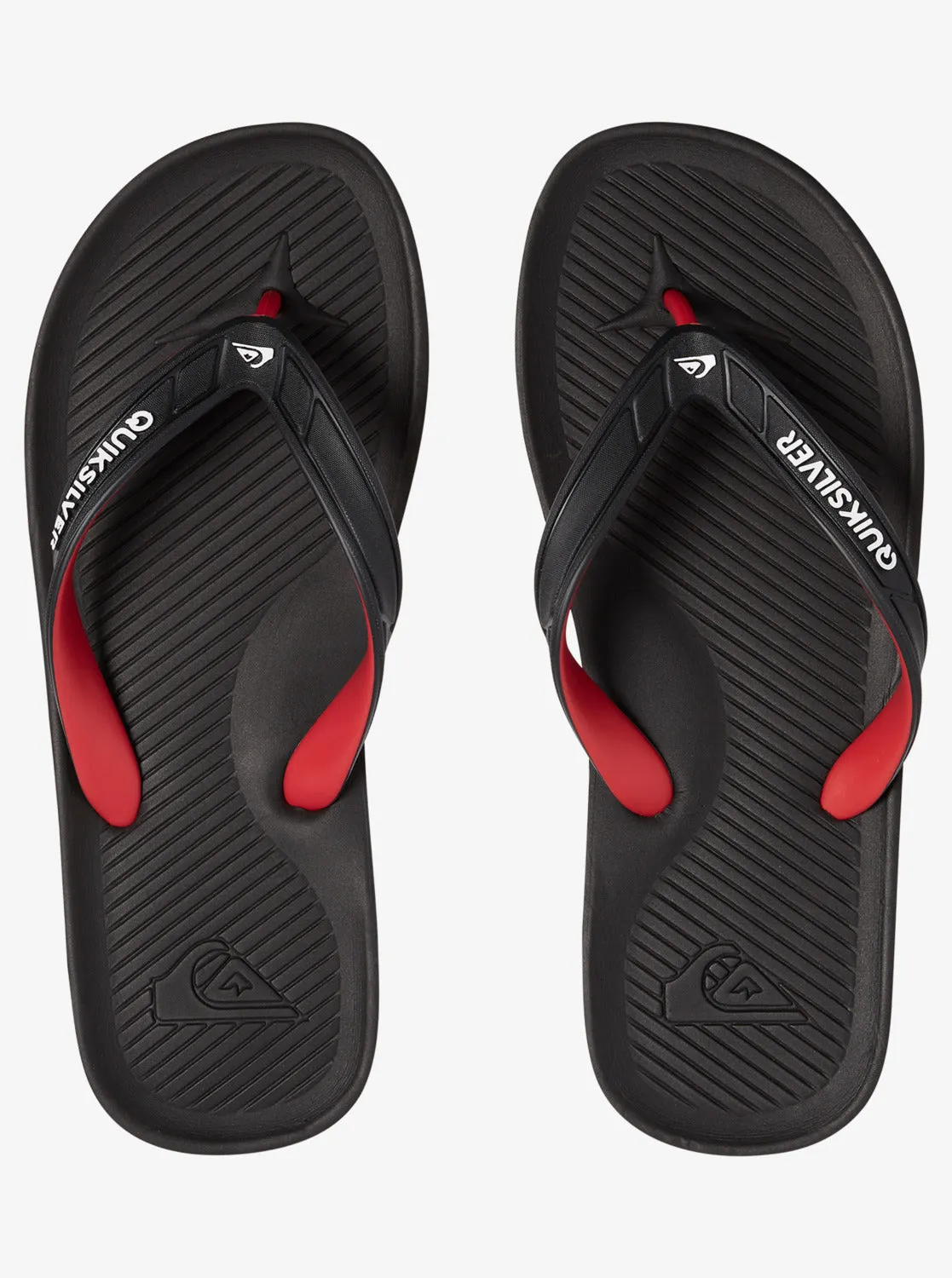 Haleiwa Flip-Flops - Black/Red/Green sold by Quiksilver product image thumbnail 3