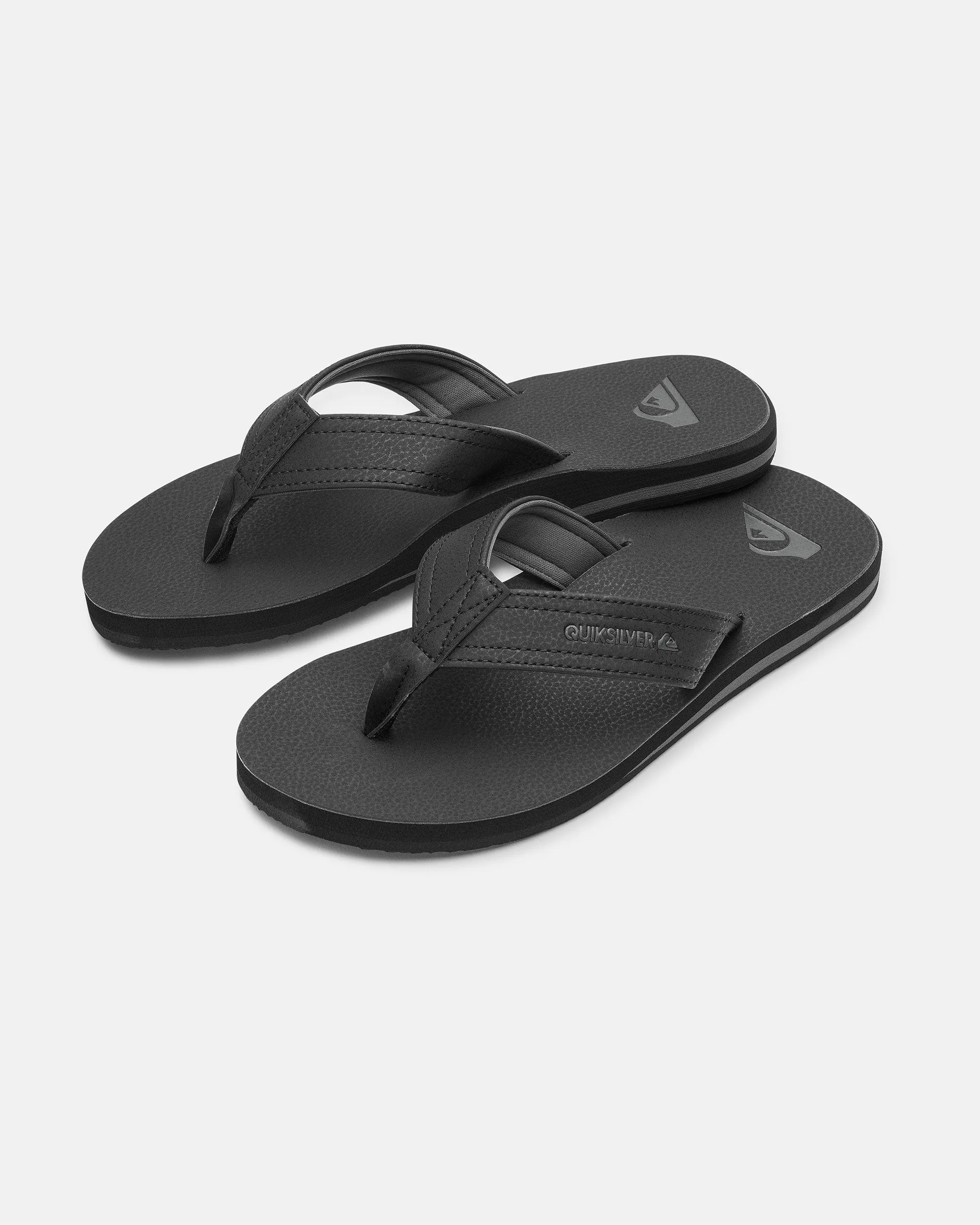 Carving Nubuck 2 Sandals - Solid Black sold by Quiksilver product image thumbnail 4