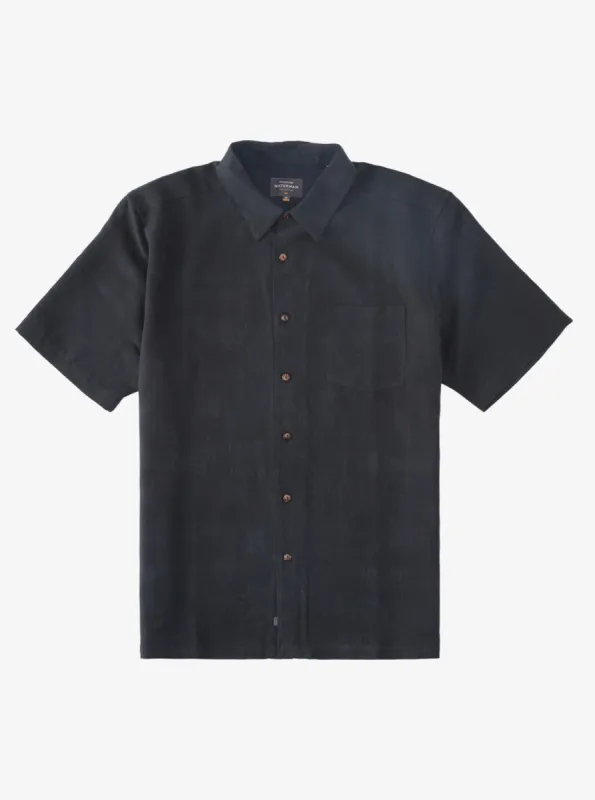 Waterman Manele Bay Short Sleeve Shirt - Black sold by Quiksilver