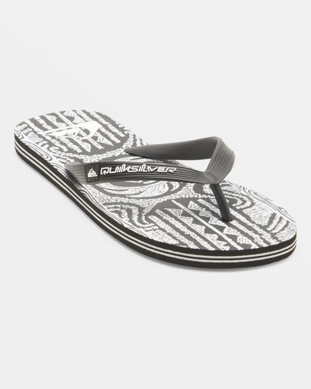 Molokai Art II Sandals - Black 1 sold by Quiksilver