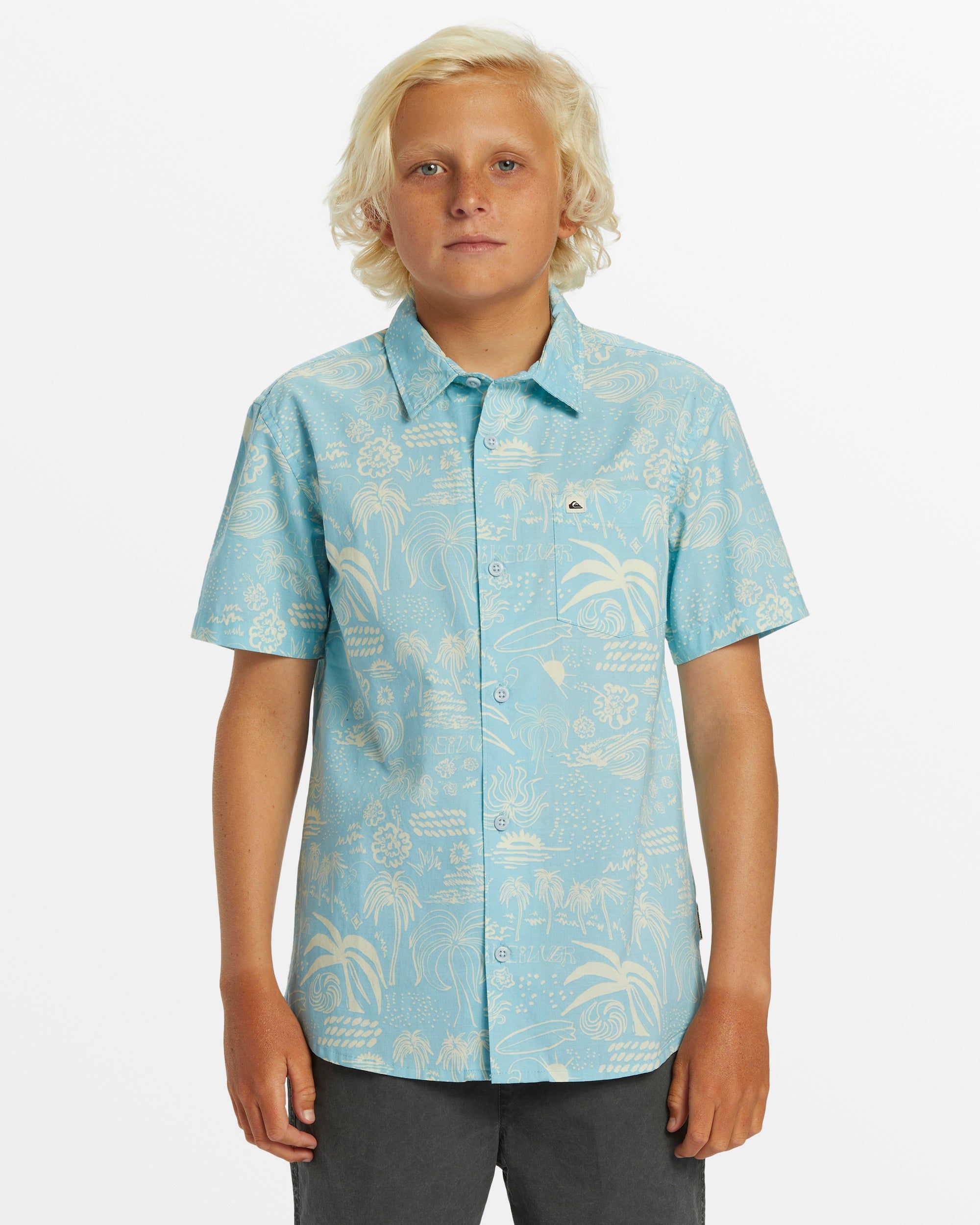 Boys 8-16 Apero Flow Classic Short Sleeve Shirt sold by Quiksilver