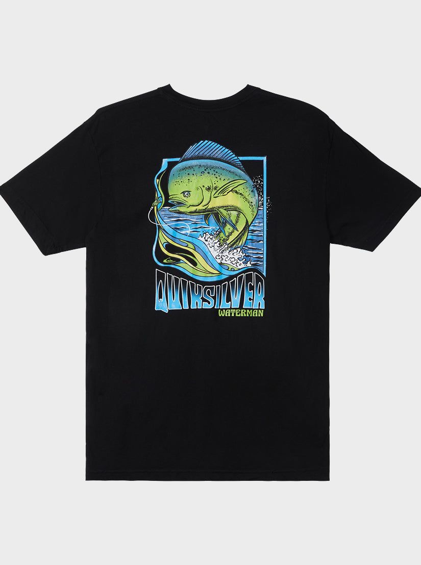 Waterman Fish Flow T-Shirt - Black sold by Quiksilver