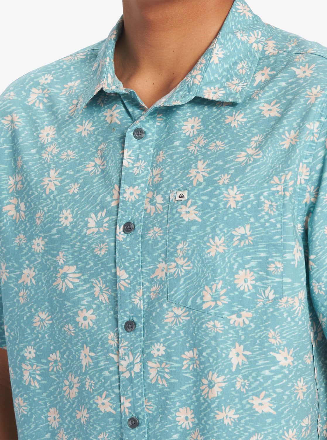 Future Hippie Short Sleeve Woven Shirt - Reef Waters Future Hippy sold by Quiksilver product image thumbnail 5