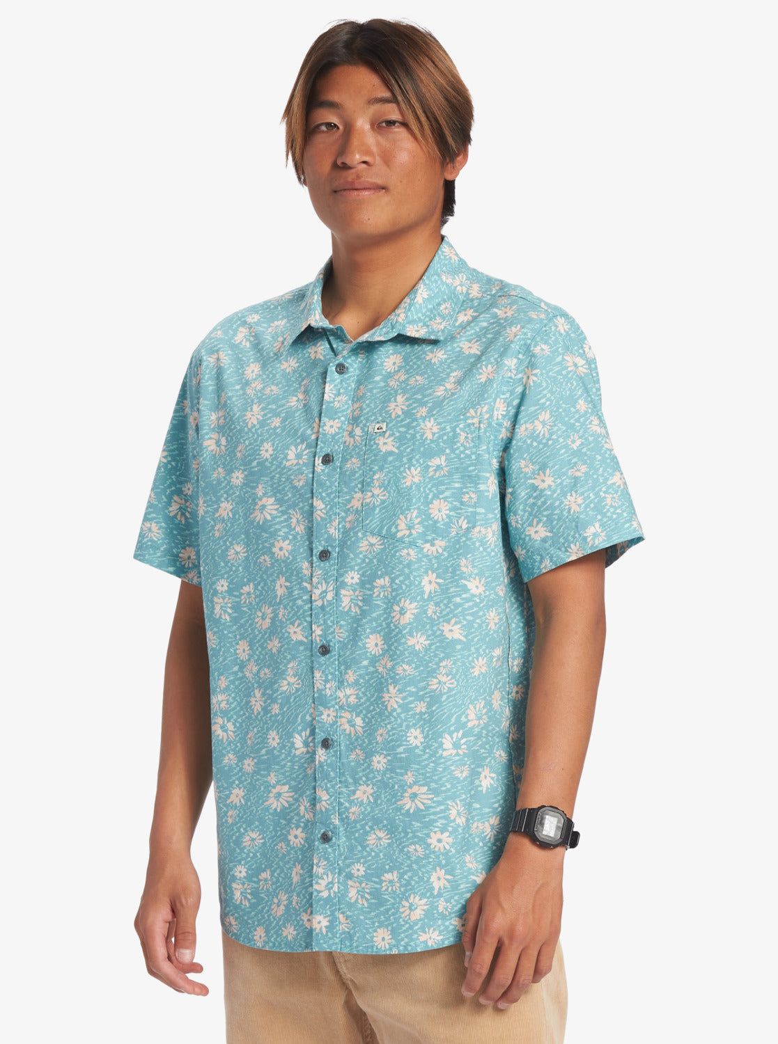 Future Hippie Short Sleeve Woven Shirt - Reef Waters Future Hippy sold by Quiksilver product image thumbnail 4