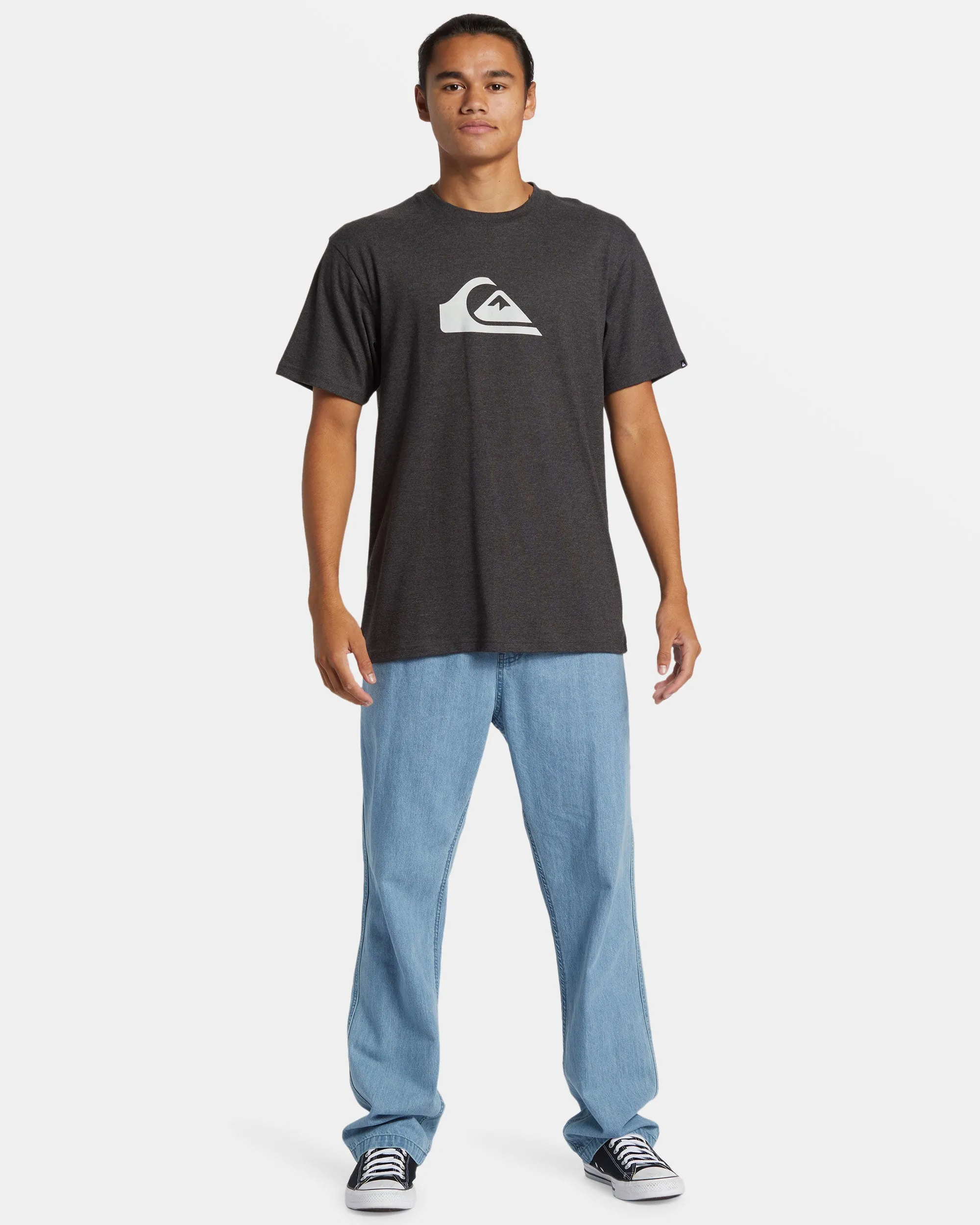 Comp Logo T-Shirt - Charcoal Heather sold by Quiksilver product image thumbnail 3