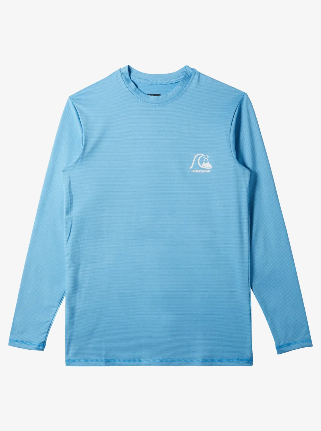 Boys 8-16 Heritage Heather Long Sleeve UPF 50 Surf T-Shirt - Azure Blue sold by Quiksilver