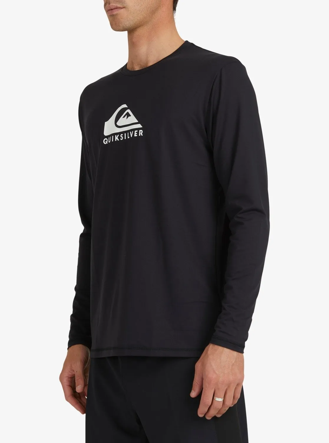 Solid Streak Long Sleeve UPF 50 Surf T-Shirt - Black sold by Quiksilver product image thumbnail 5