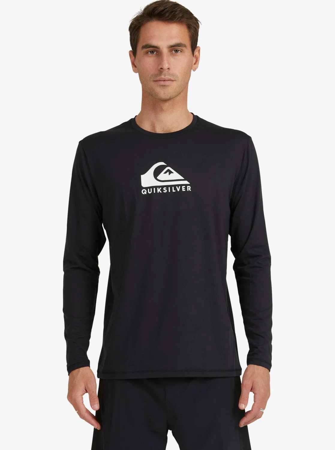 Solid Streak Long Sleeve UPF 50 Surf T-Shirt - Black sold by Quiksilver product image thumbnail 2