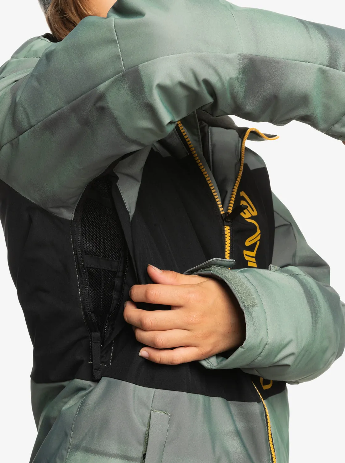 Boys 8-16 Side Hit Technical Snow Jacket - Break Off Laurel Wreath sold by Quiksilver product image thumbnail 4