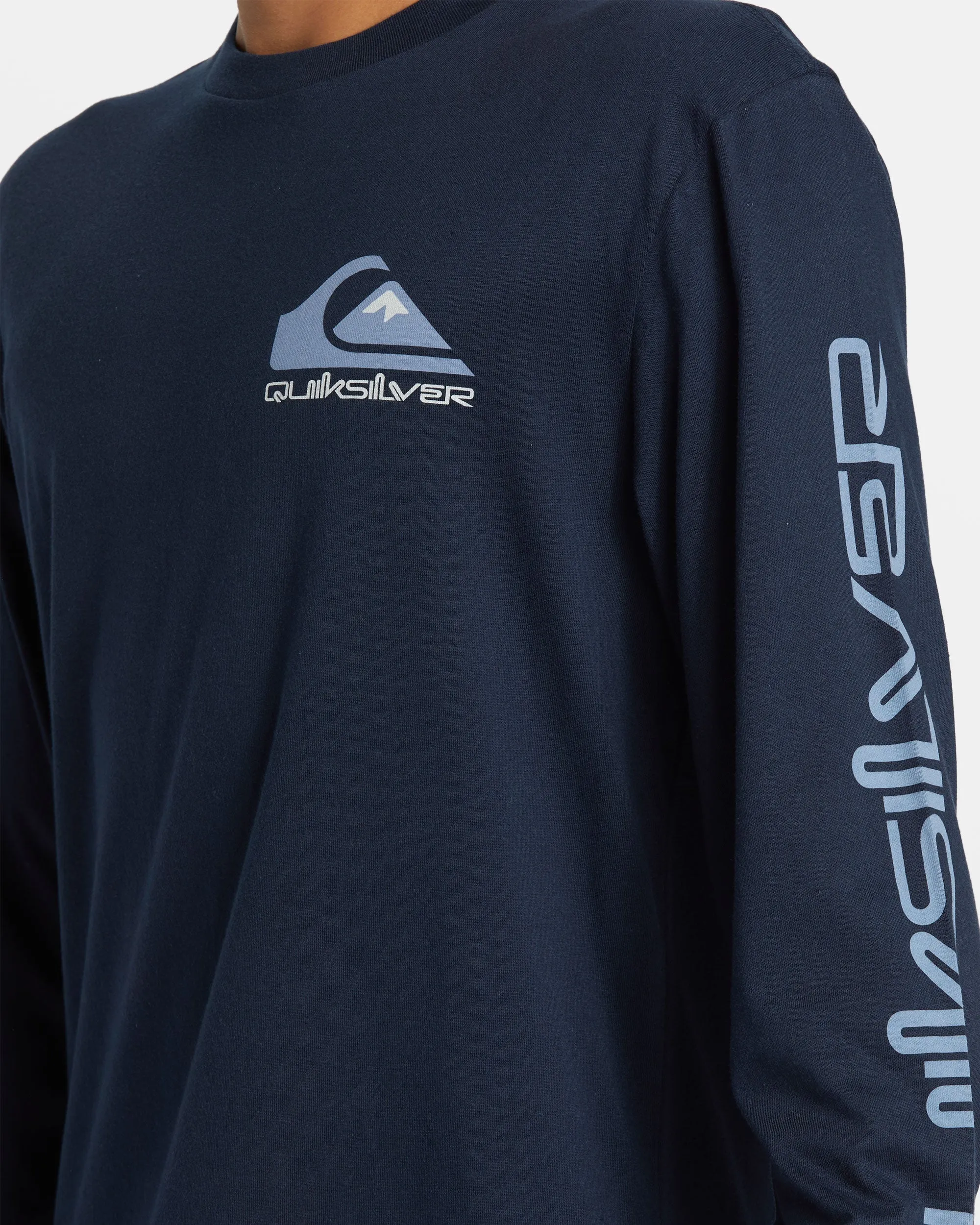 Comp Logo Long Sleeve T-Shirt - Dark Navy sold by Quiksilver product image thumbnail 5