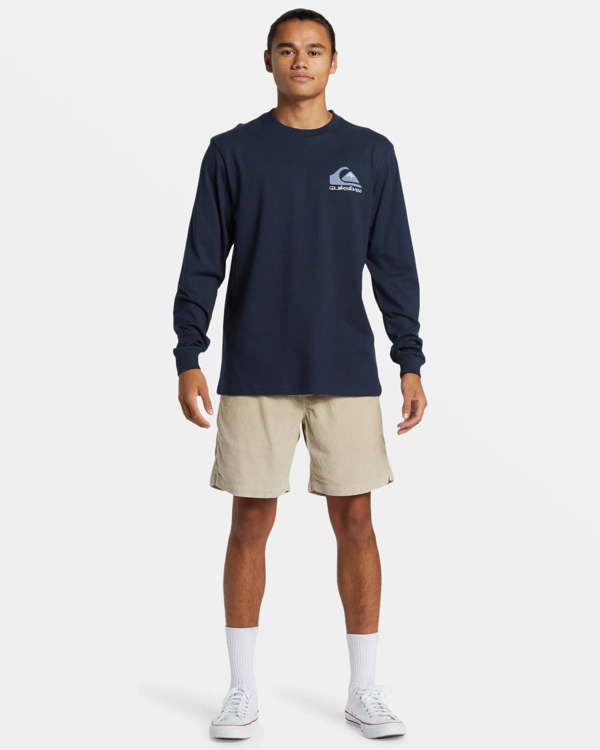 Comp Logo Long Sleeve T-Shirt - Dark Navy sold by Quiksilver product image thumbnail 3