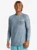Hawaii Multiply Long Sleeve Surf Tee - Quarry sold by Quiksilver