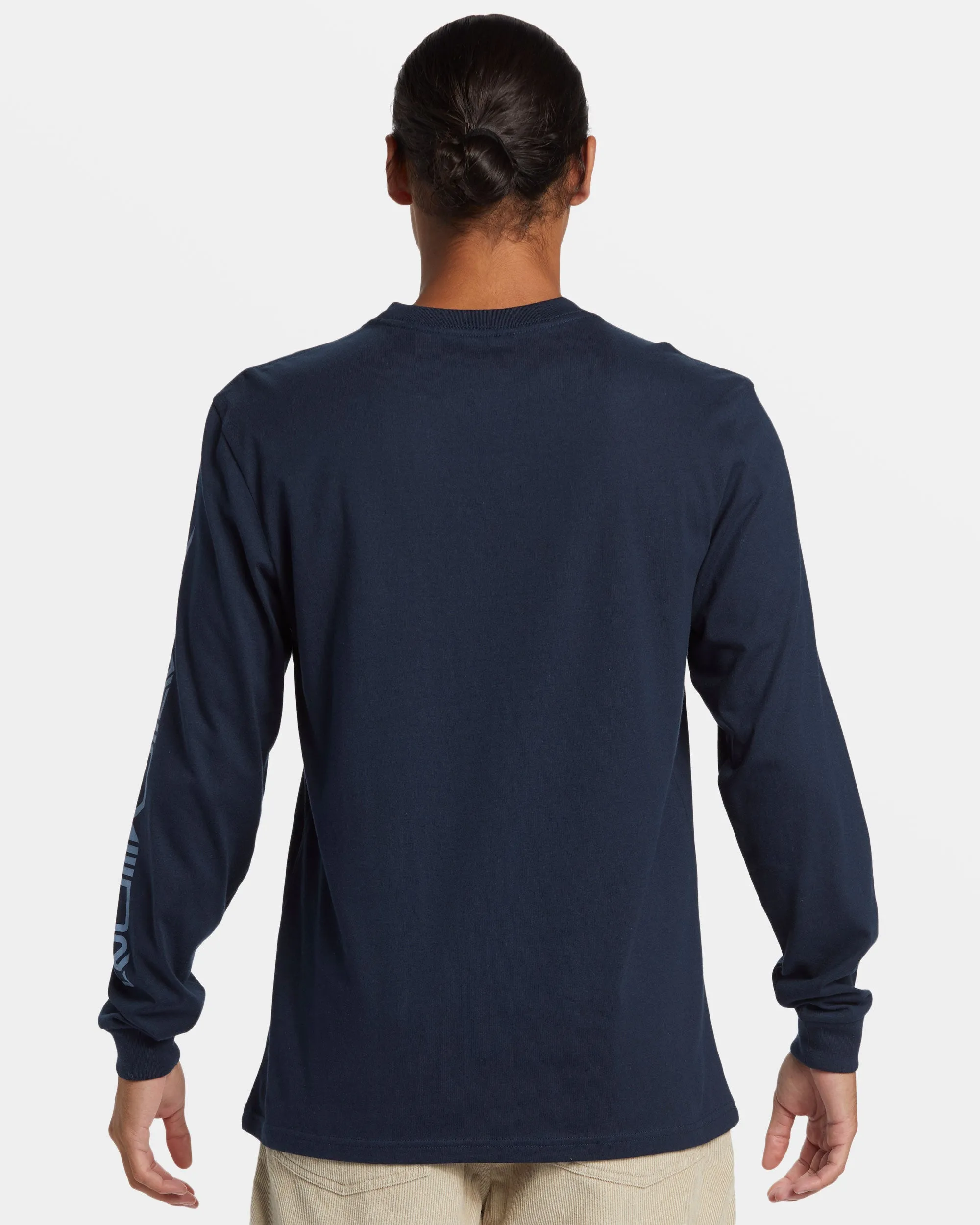 Comp Logo Long Sleeve T-Shirt - Dark Navy sold by Quiksilver product image thumbnail 2