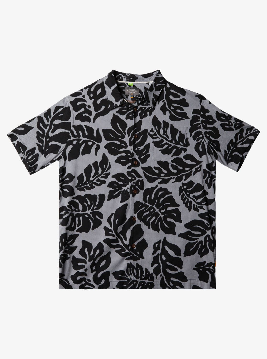 Waterman Waterfall Rain Short Sleeve Shirt - Black Waterfall Rain sold by Quiksilver