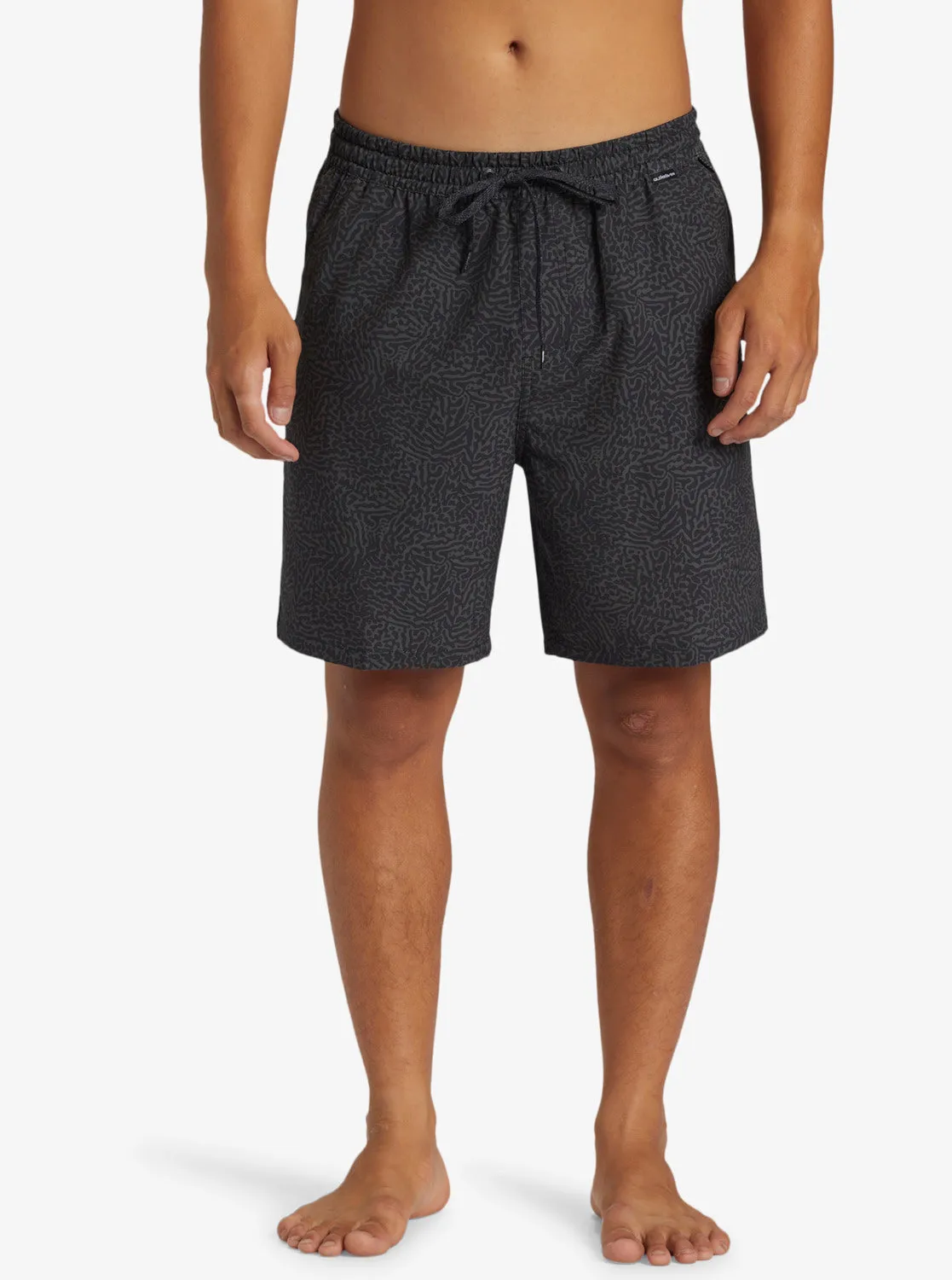 Taxer Print Amphibian 18" Hybrid Shorts - Black sold by Quiksilver product image thumbnail 3