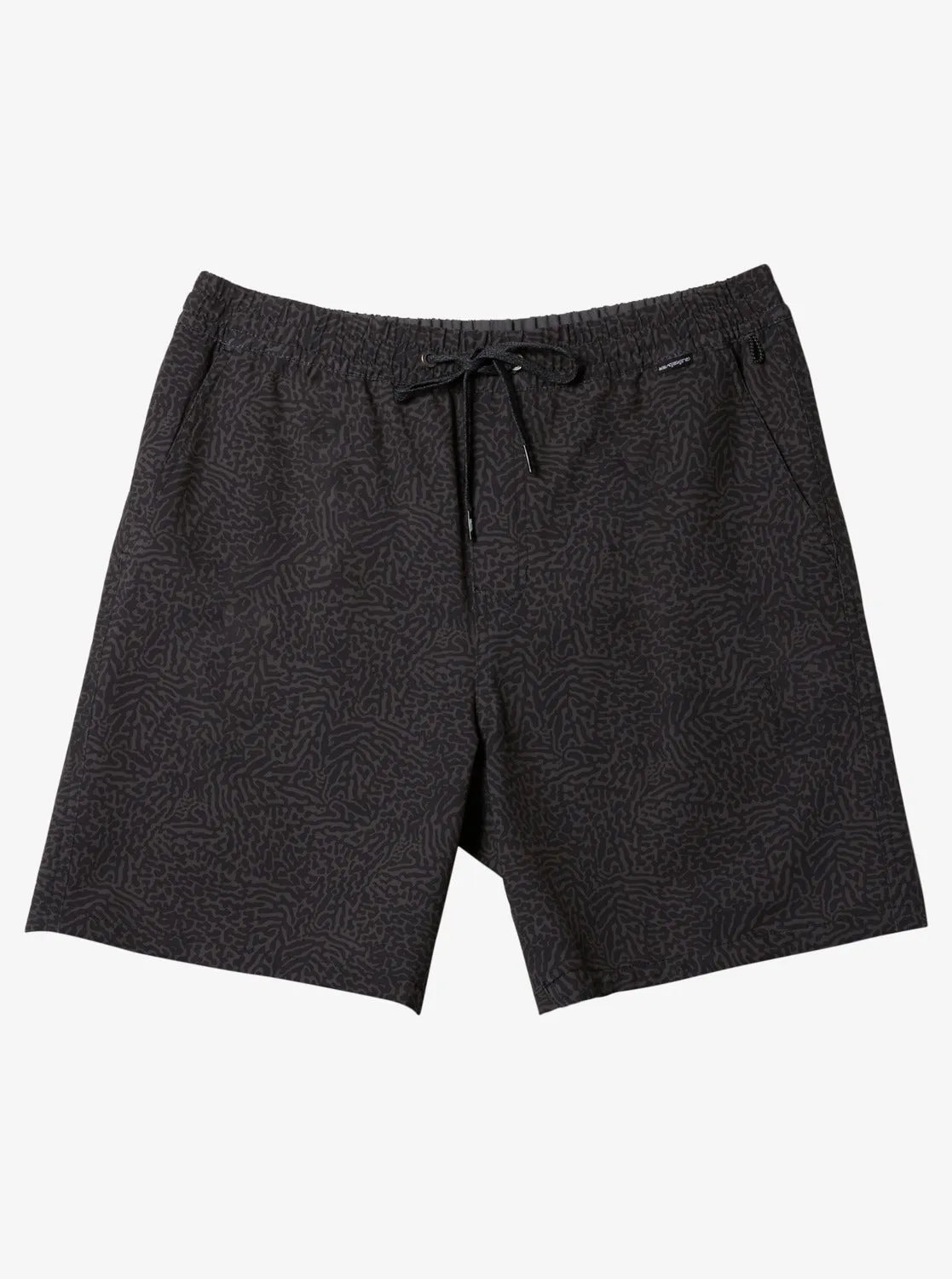 Taxer Print Amphibian 18" Hybrid Shorts - Black sold by Quiksilver