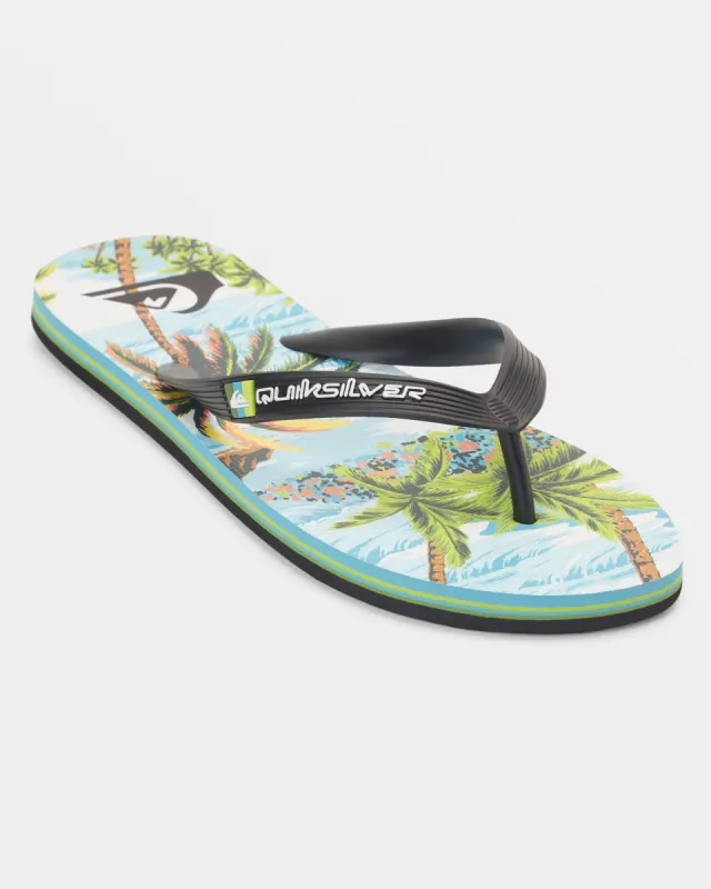 Molokai Art II Sandals - Blue 6 sold by Quiksilver