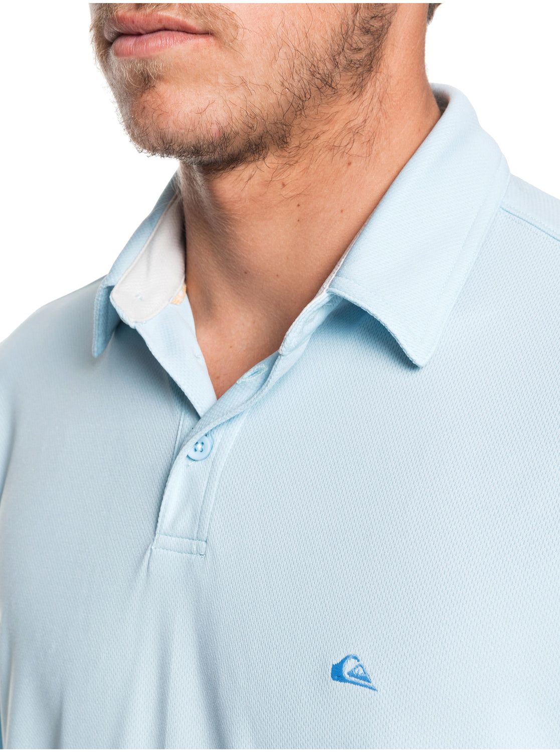 Waterman Water Short Sleeve Polo Shirt - Crystal Blue sold by Quiksilver product image thumbnail 4