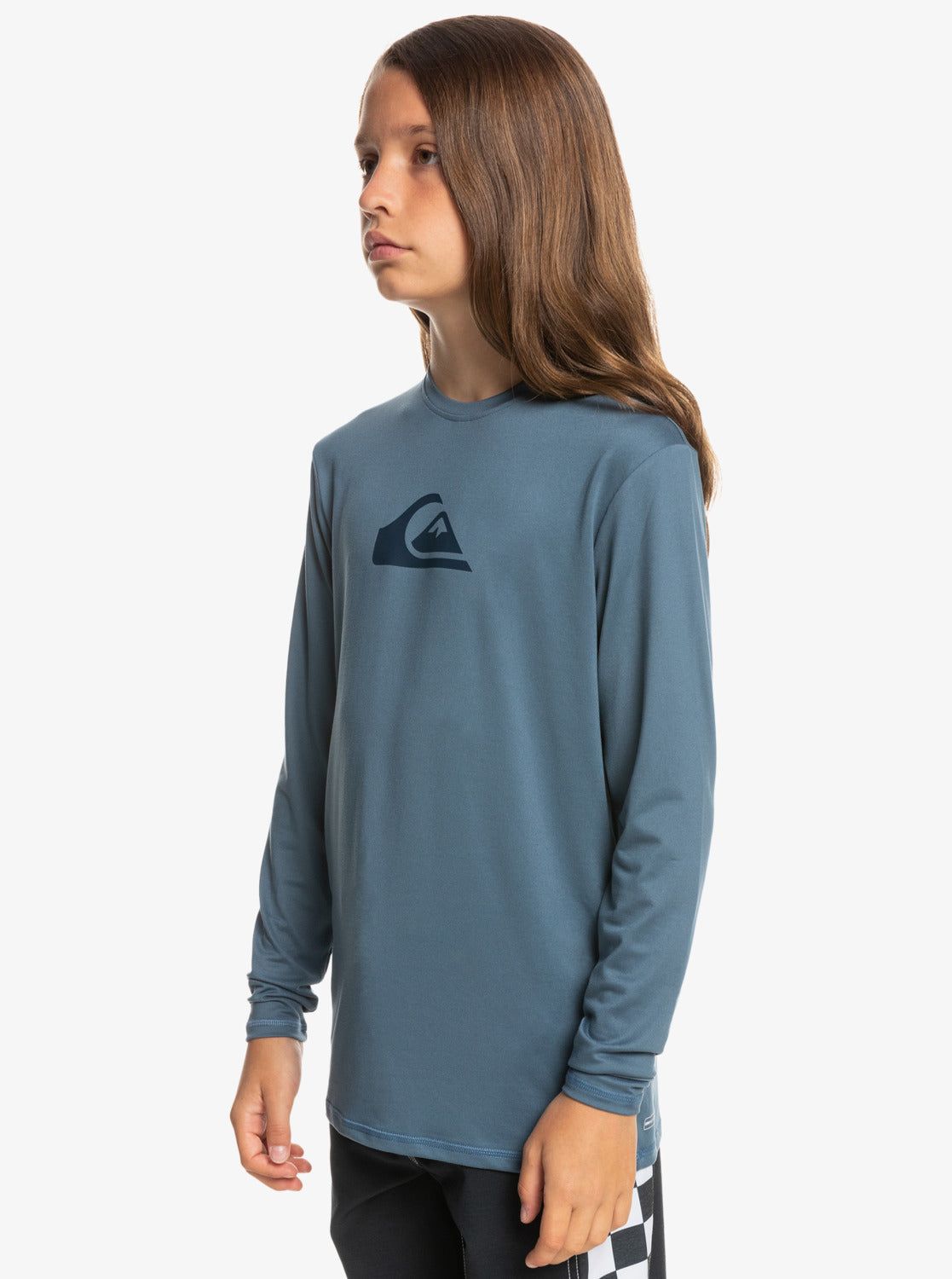 Boys 8-16 Solid Streak Long Sleeve - Bering Sea sold by Quiksilver product image thumbnail 2