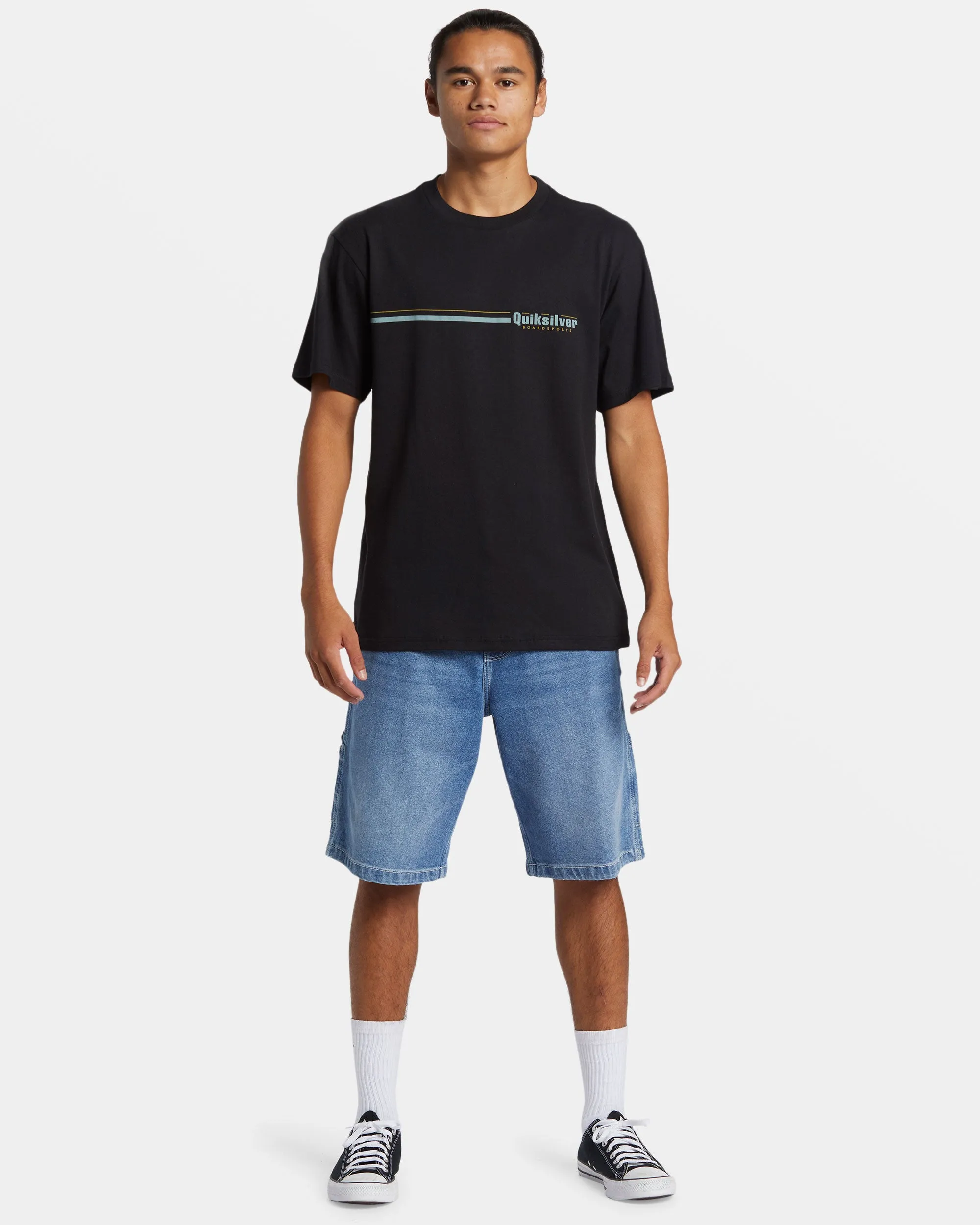 Speed Stripe T-Shirt - Black sold by Quiksilver product image thumbnail 3