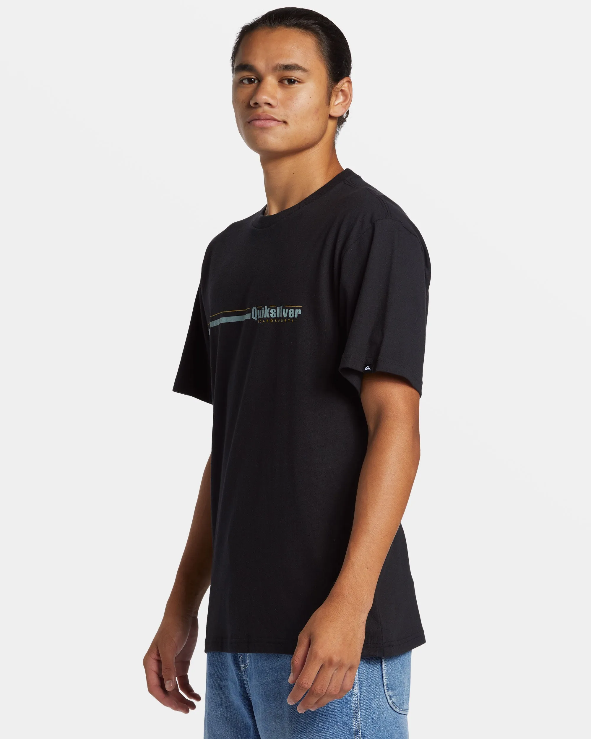 Speed Stripe T-Shirt - Black sold by Quiksilver product image thumbnail 4