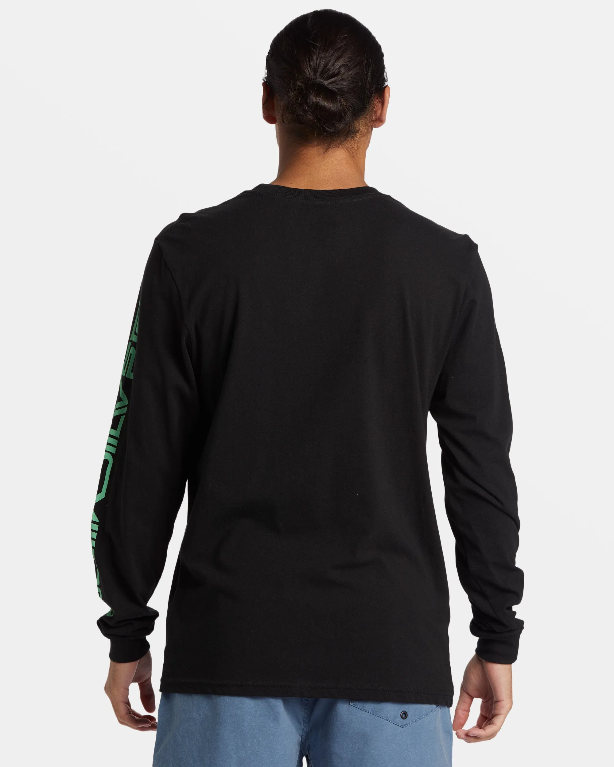 Omni Logo Long Sleeve T-Shirt - Black sold by Quiksilver product image thumbnail 2