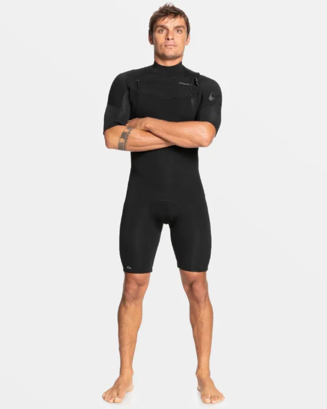2/2mm Everyday Sessions Short Sleeve Spring Suit - Black sold by Quiksilver