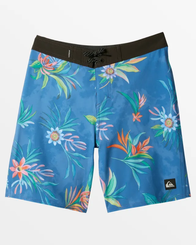 Boys 2-7 Surfsilk Straight Leg 13" Boardshorts - Star Sapphire made by Quiksilver