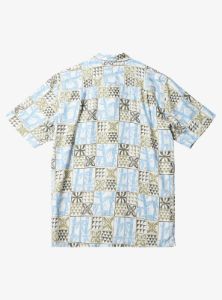 Waterman Plaid Flight Short Sleeve Shirt - Tea Checked Flight sold by Quiksilver
