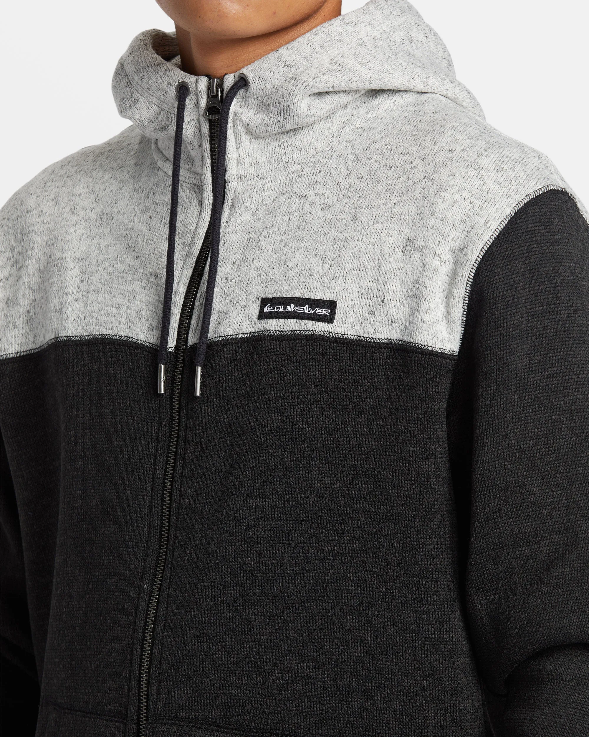 Keller Block Zip Hoodie - Black Heather sold by Quiksilver product image thumbnail 5