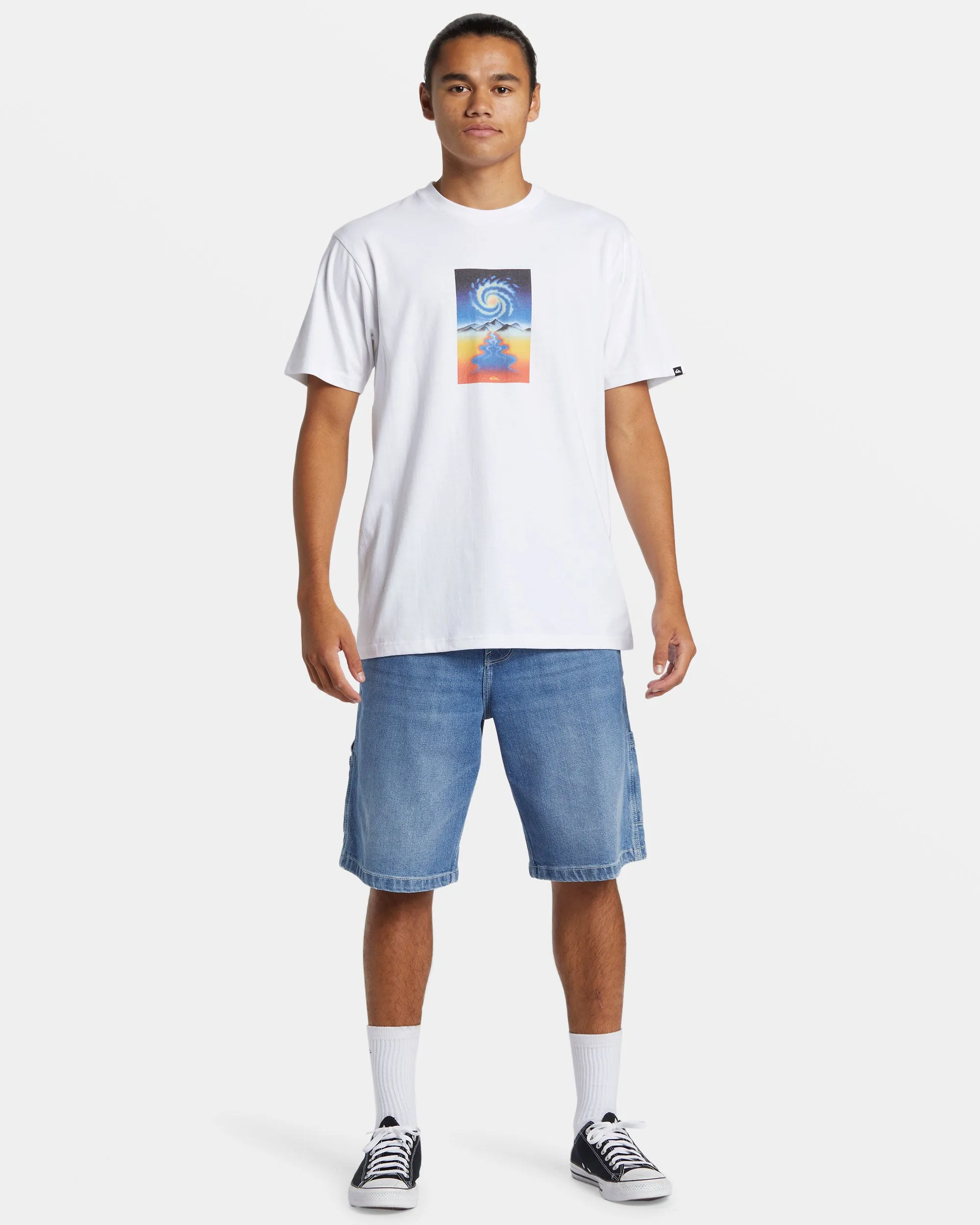 Cosmic Vibrations T-Shirt - White sold by Quiksilver product image thumbnail 3