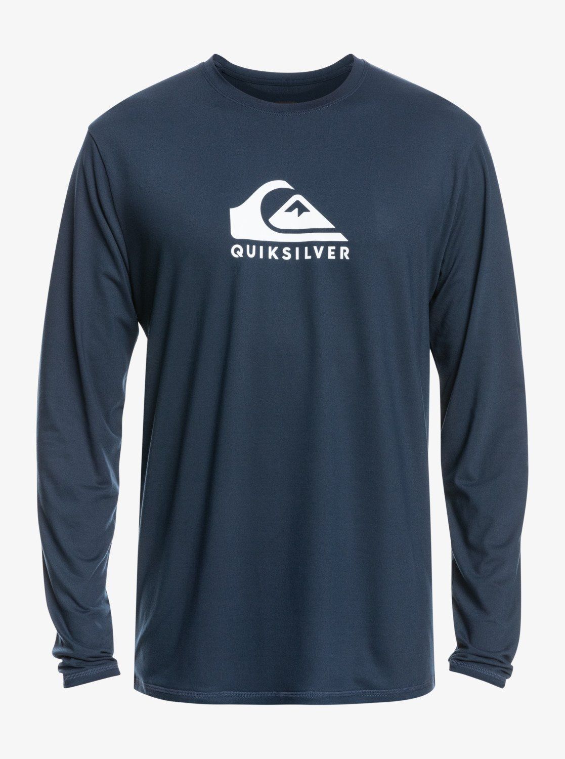 Solid Streak Long Sleeve Upf 50 Surf T-Shirt - Navy Blazer sold by Quiksilver