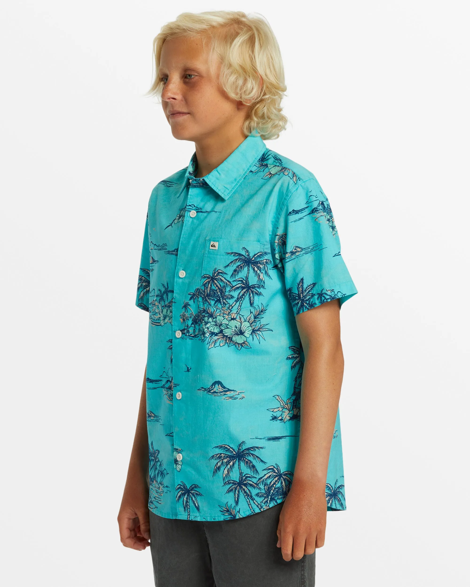 Boys 8-16 Apero Classic Short Sleeve Shirt - sold by Quiksilver product image thumbnail 4