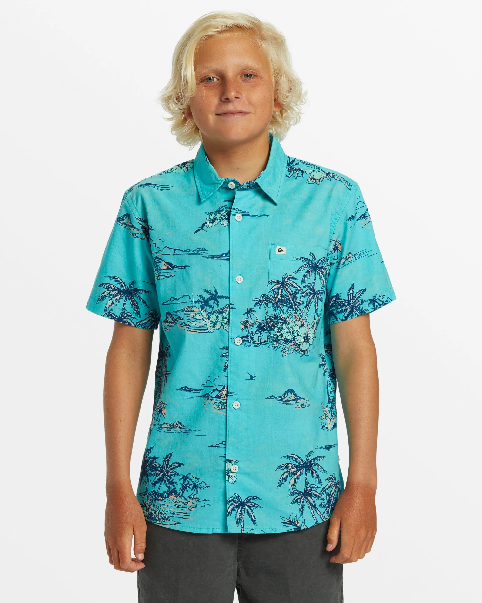 Boys 8-16 Apero Classic Short Sleeve Shirt - sold by Quiksilver