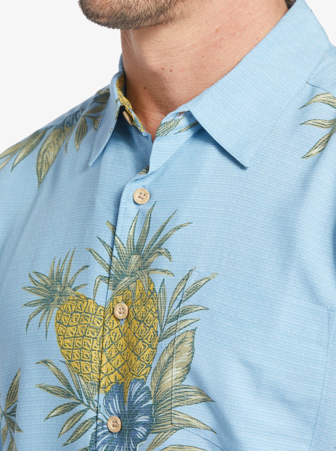 Waterman Field Work Short Sleeve Shirt - Dusk Blue Field Work sold by Quiksilver product image thumbnail 5