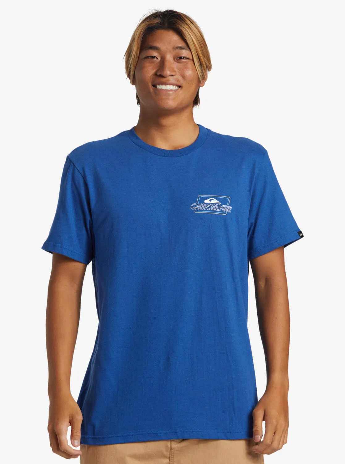 Line By Line T-Shirt - Monaco Blue sold by Quiksilver