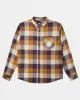 Motherfly Long Sleeve Flannel - Bone Brown Motherfly Flannel sold by Quiksilver