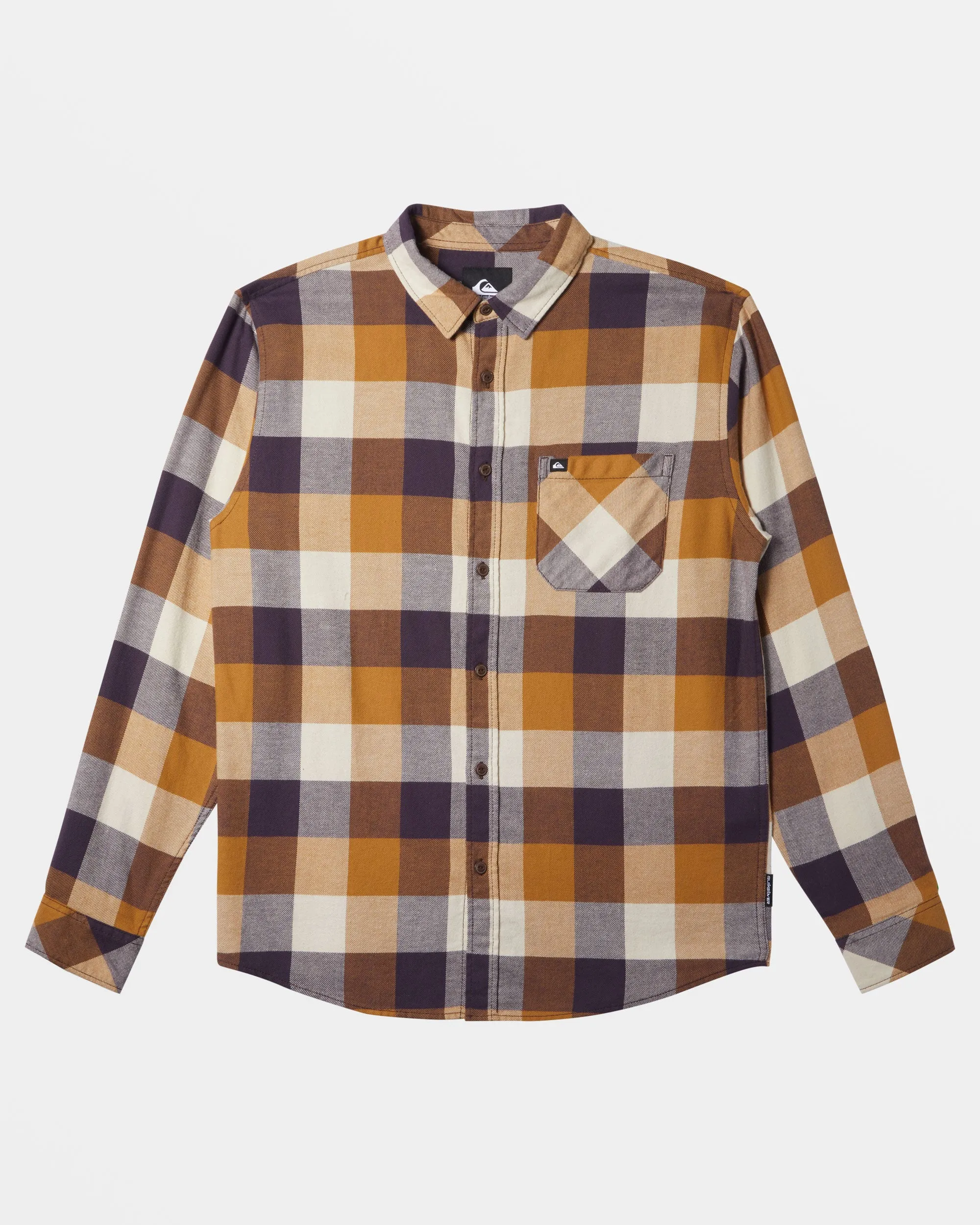 Motherfly Long Sleeve Flannel - Bone Brown Motherfly Flannel sold by Quiksilver