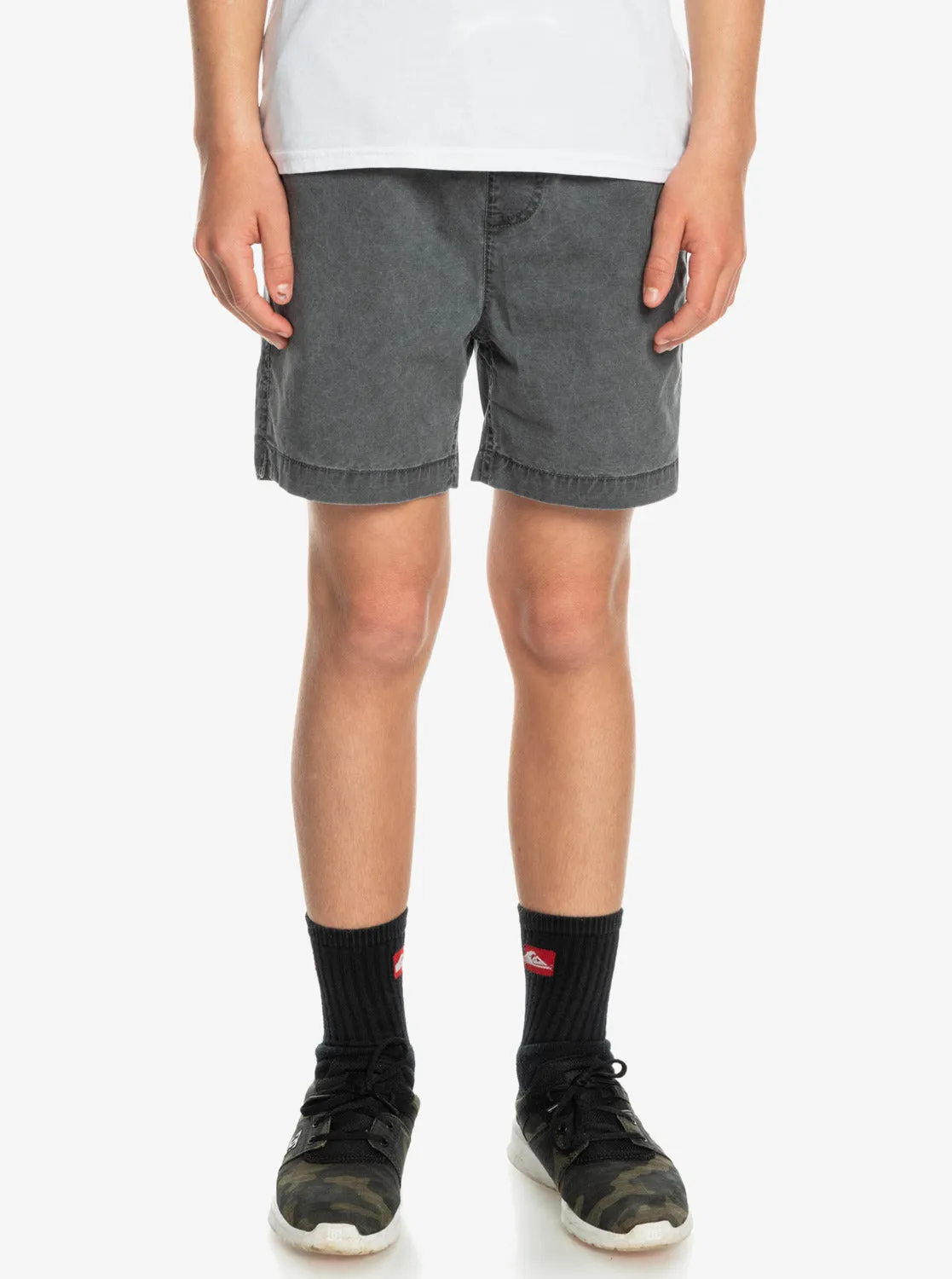 Boys 8-16 Taxer 15" Elastic Waist Shorts - Black sold by Quiksilver product image thumbnail 3
