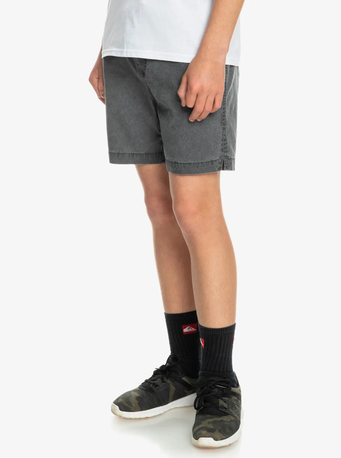 Boys 8-16 Taxer 15" Elastic Waist Shorts - Black sold by Quiksilver product image thumbnail 4