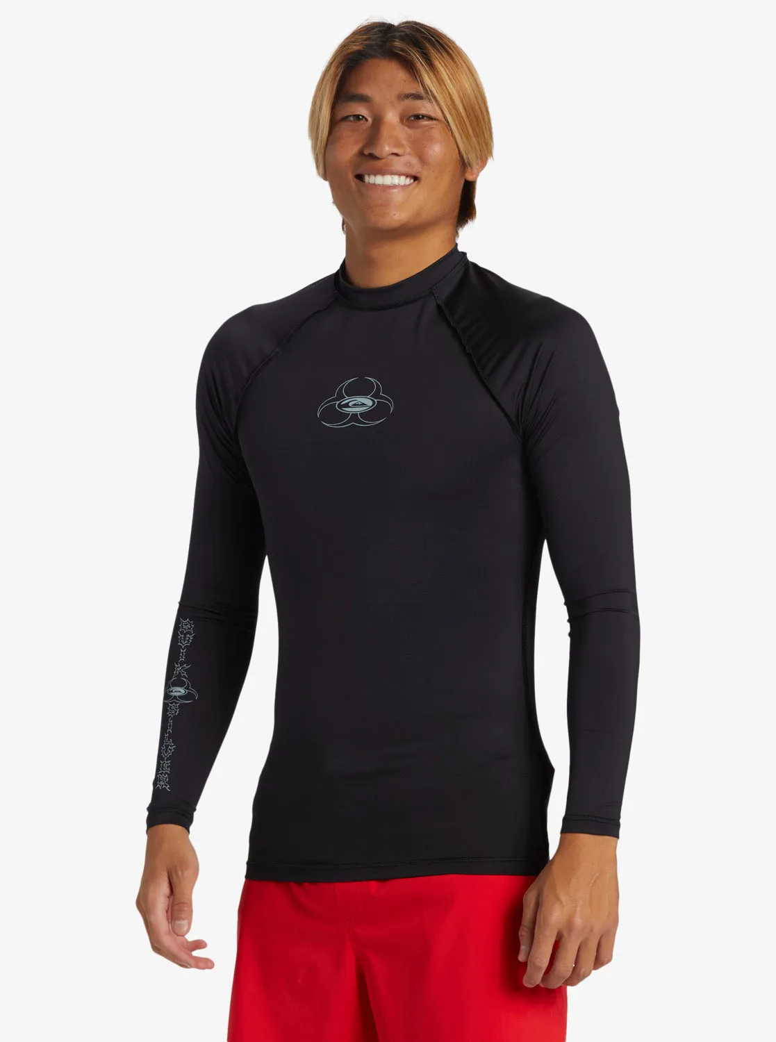 Saturn UPF 50 Long Sleeve Rashguard - Black sold by Quiksilver product image thumbnail 4