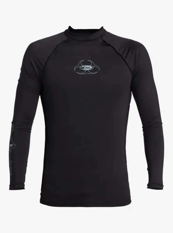 Saturn UPF 50 Long Sleeve Rashguard - Black sold by Quiksilver