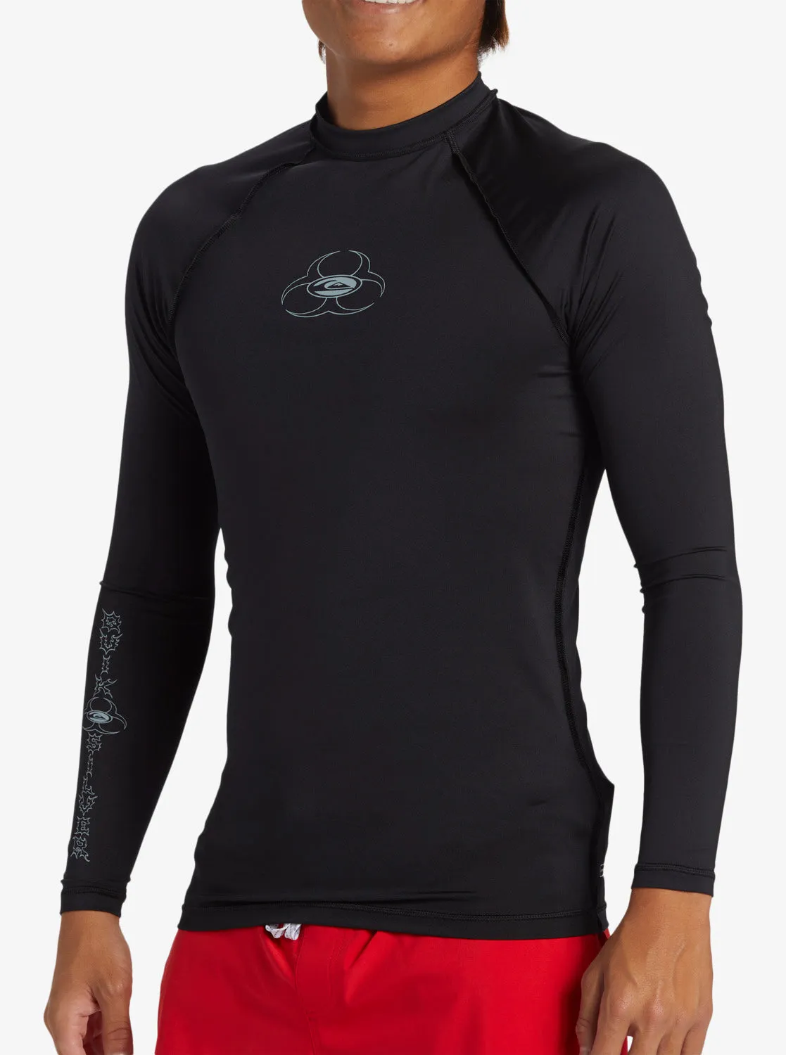 Saturn UPF 50 Long Sleeve Rashguard - Black sold by Quiksilver product image thumbnail 5